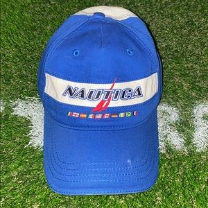 Blue and White Nautica Hat